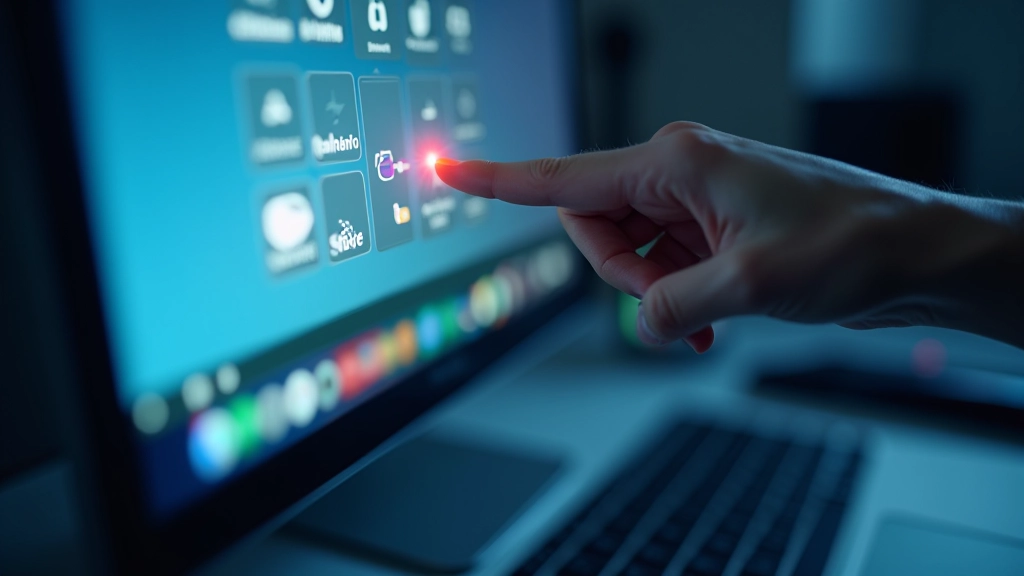 Nahaufnahme eines animierten Buttons mit Magnet-Effekt, mehrere Positionen zeigen die Bewegung des Buttons zur Maus