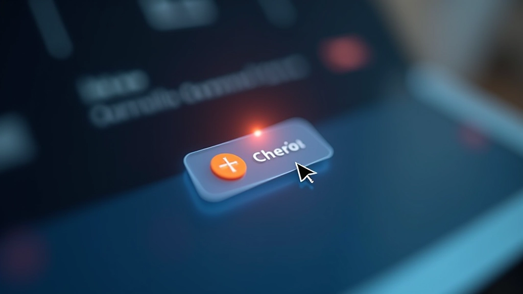 Interaktive Website mit Magnet-Button Effekt, Maus bewegt sich näher zum Button und dieser reagiert
