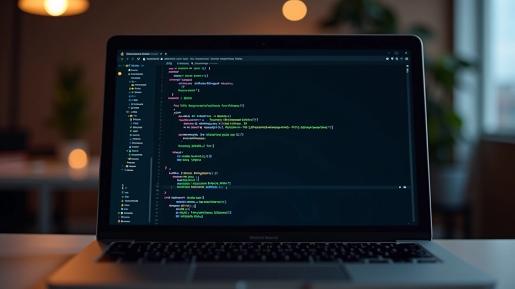 Code-Editor zeigt JavaScript für Magnet-Button Implementation mit Event-Listenern und Berechnungen
